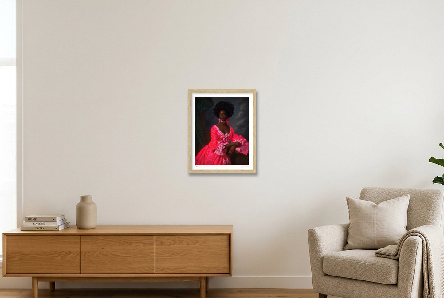 Crown — 28×35cm, 11×14" Oak Frame