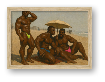 Hollywood Beach — framed