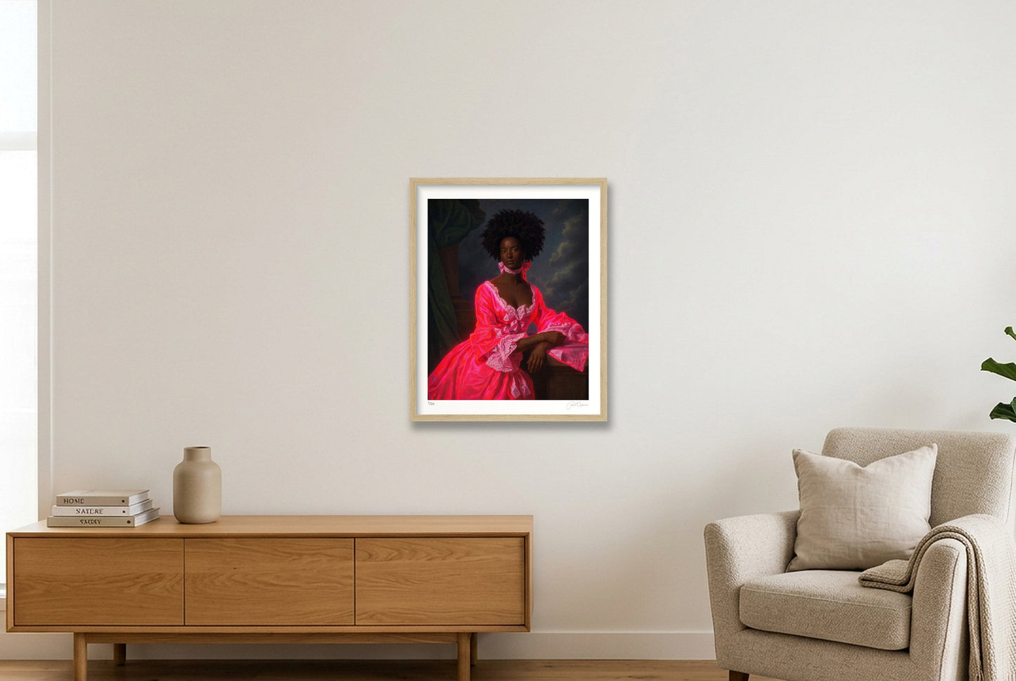 Crown — 40×50cm, 16×20" Oak Frame
