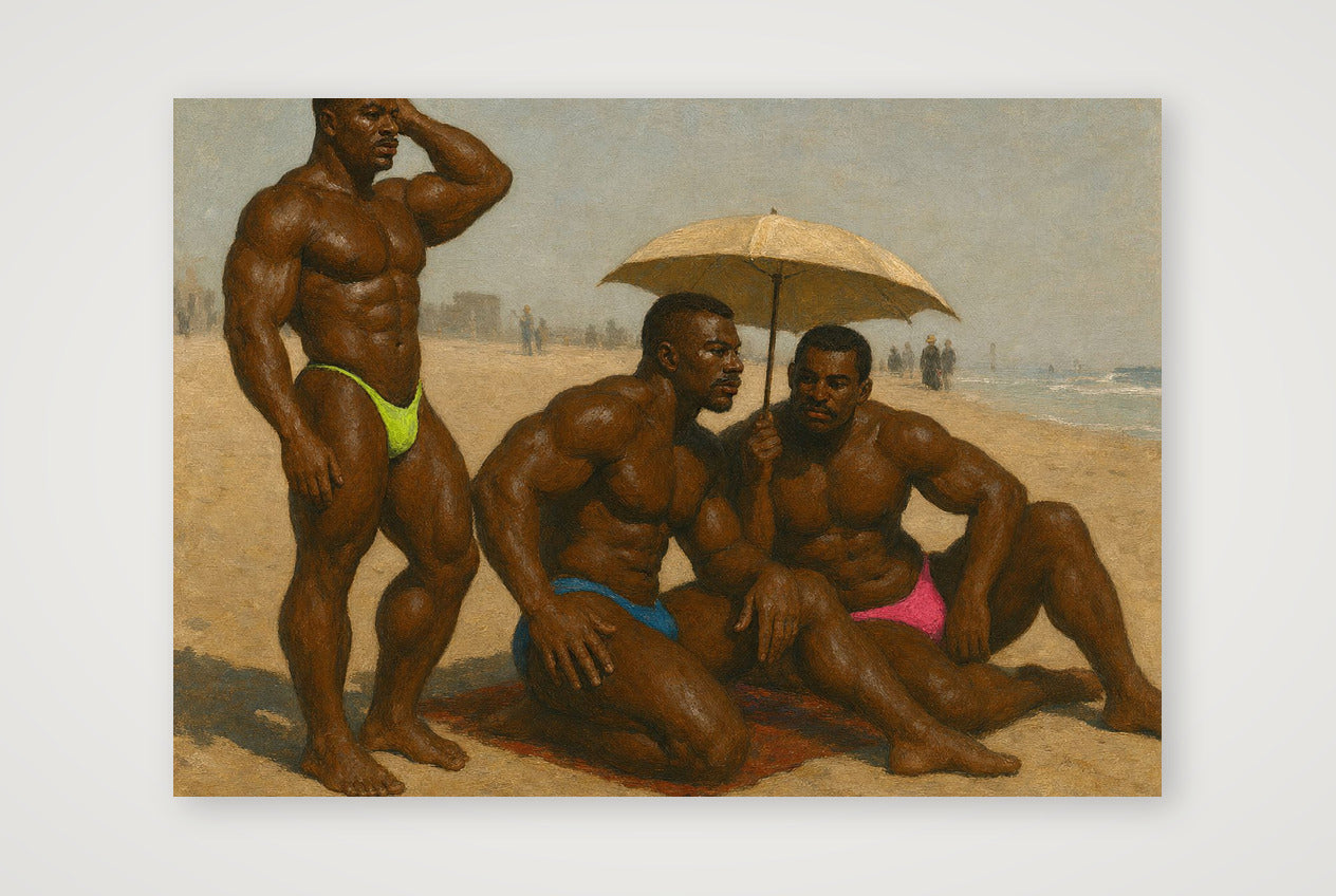 Hollywood Beach — A4 (30×21cm, 12×8") Print only