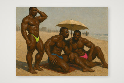 Hollywood Beach — 80×60cm, 31×24" Print only