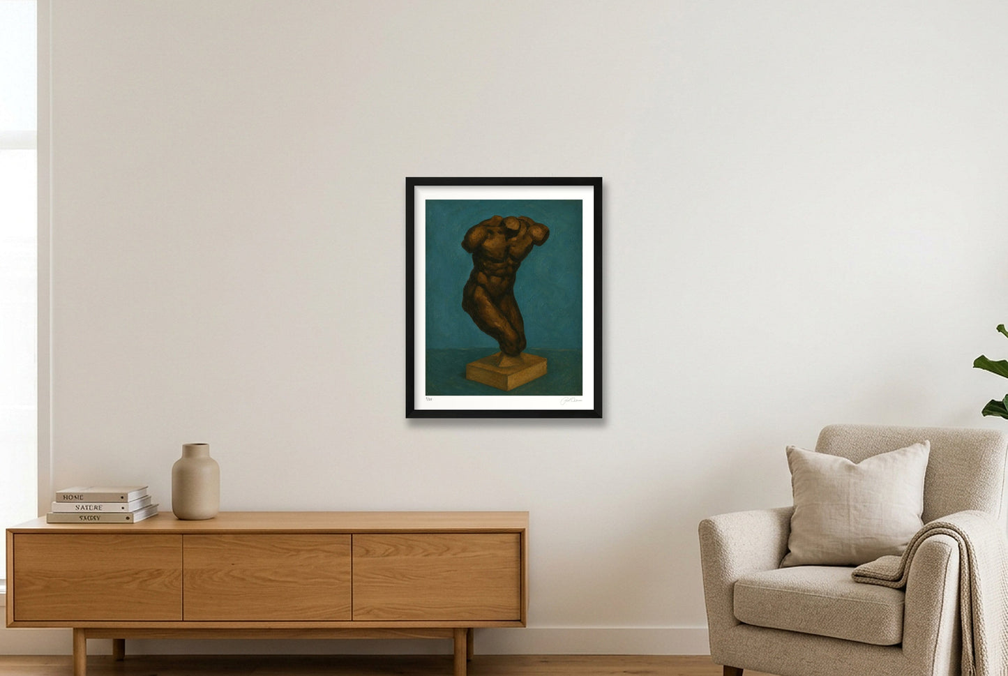 1 Body — 40×50cm, 16×20" Black Frame