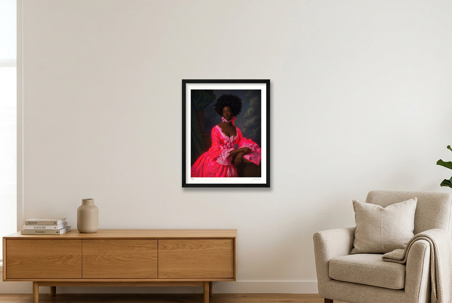 Crown — 40×50cm, 16×20" Black Frame