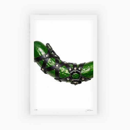 🥒 CAGED — cucumber, leather cage