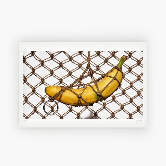 🍌 BANANA HAMMOCK — banana in shibari rope