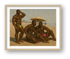 Hollywood Beach — framed