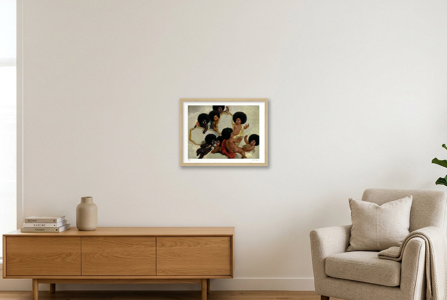 Glory — 40×30cm, 16×12" Oak Frame